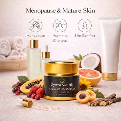 Radiance Moisturizer | Organic Brightening Face Cream for Dark Spots & Uneven Skin Tone (50ml)