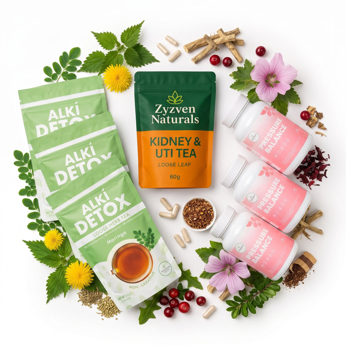 Zyzven Naturals Botanical Bundle – 3 Month Supply