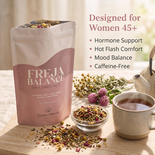 Tisane biologique pour la ménopause et le bien-être hormonal (80g) | Freja Balance