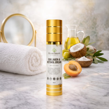 Collagen & Retinol Moisturizer | Organic Anti-Aging Face Cream (50ml)