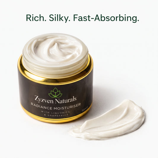 Radiance Moisturizer | Organic Brightening Face Cream for Dark Spots & Uneven Skin Tone (50ml)