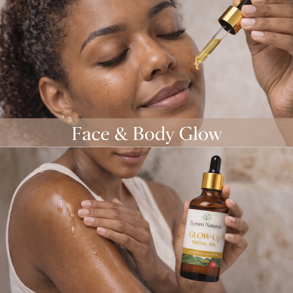 GLOW-Up Facial Oil | Organic Botanical Glow Oil for Face & Body