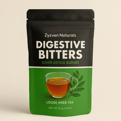 Ekologiskt matsmältningsbitter örtte (65g) | Leverdetox & matsmältningsstöd | Veganskt | GMP-certifierat