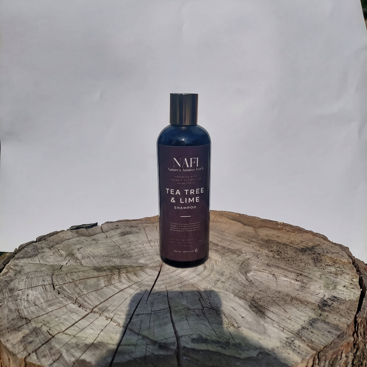 Tea Tree & Lime Shampoo (300ml) | Organic Clarifying Shampoo with Tea Tree, Lime & Rosemary