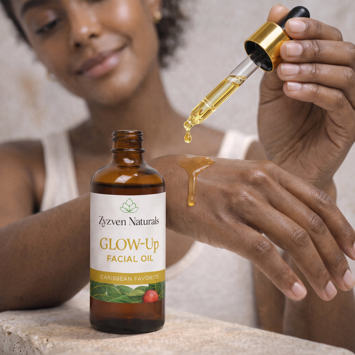 GLOW-Up Facial Oil | Organic Botanical Glow Oil for Face & Body
