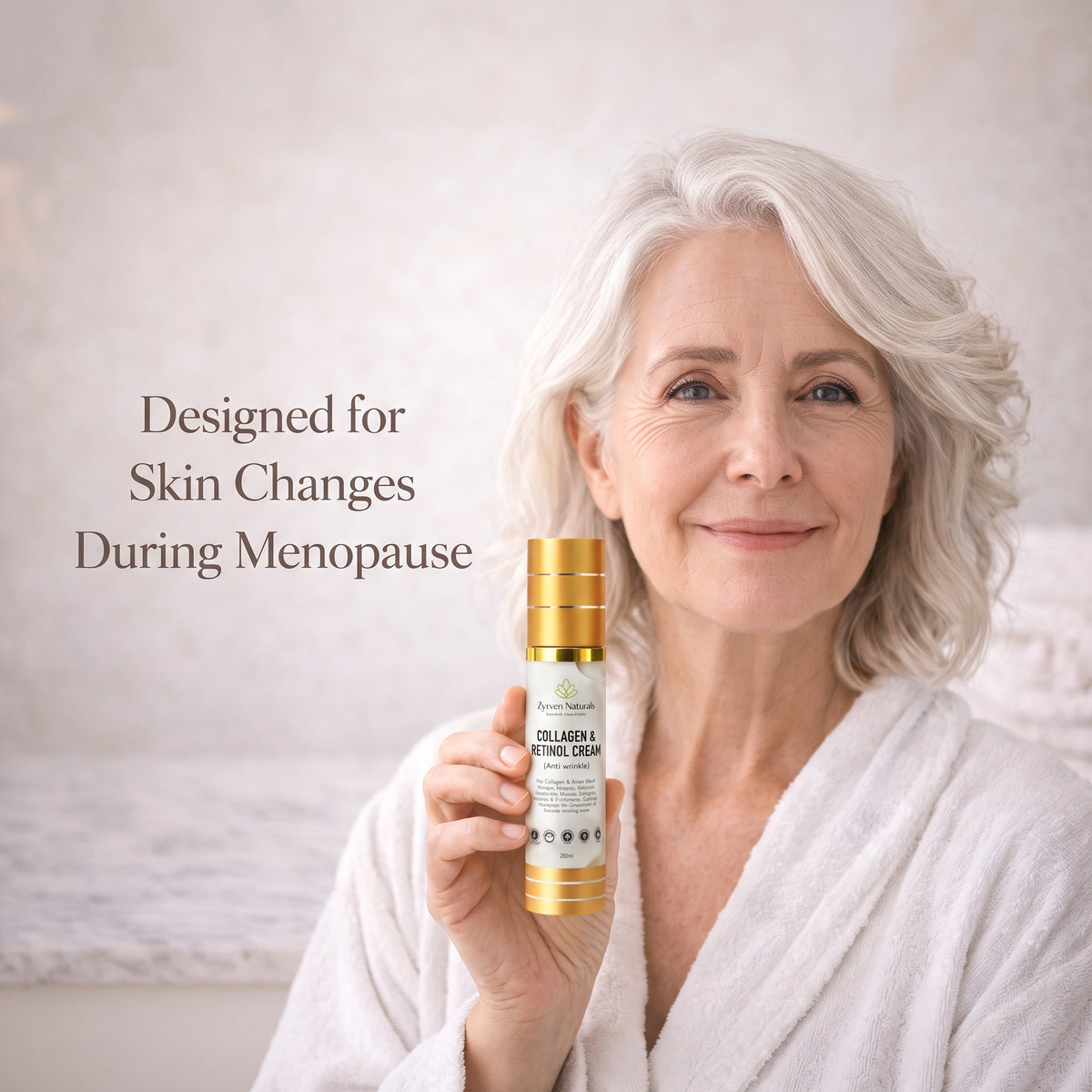 Collagen & Retinol Moisturizer | Organic Anti-Aging Face Cream (50ml)