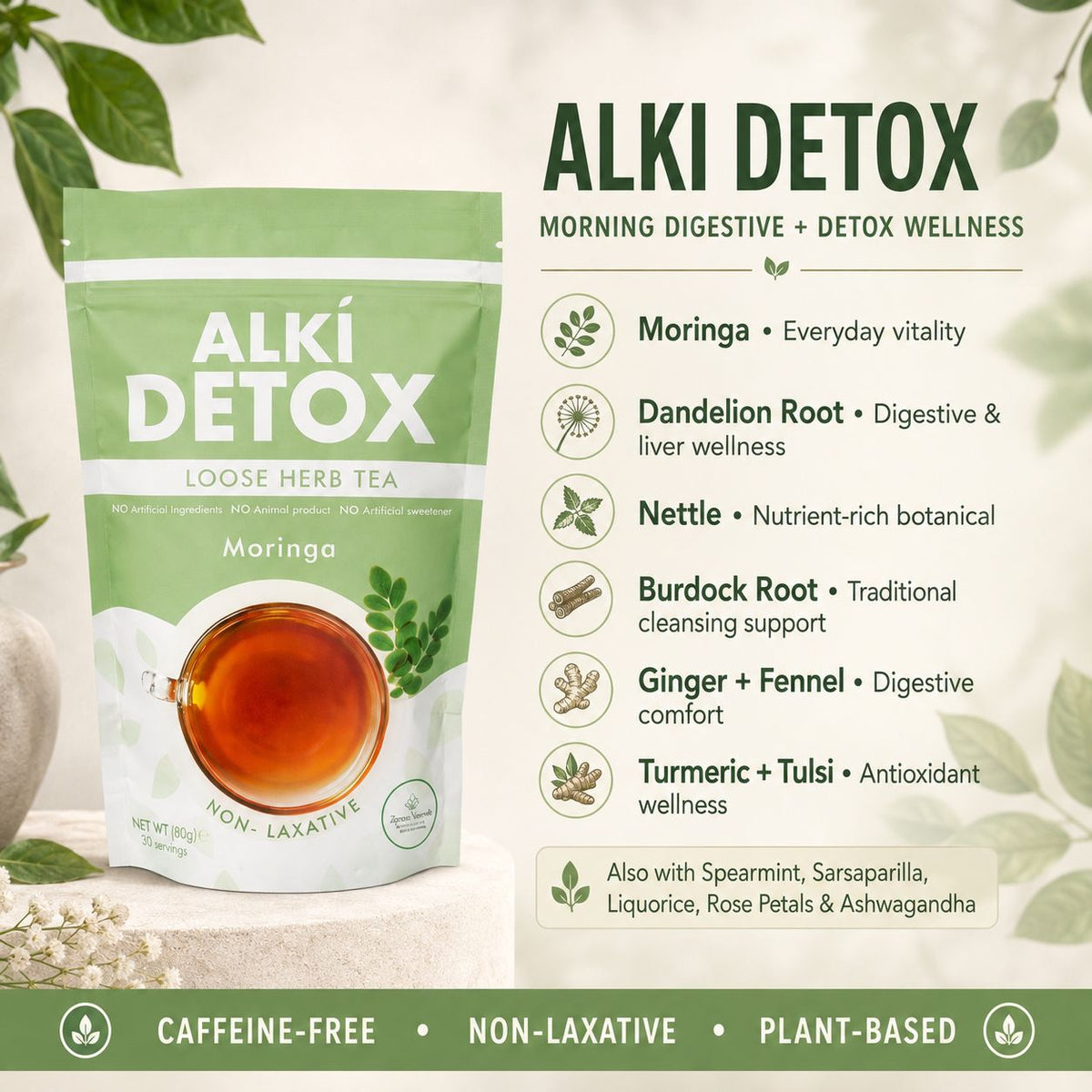 Menopause Day-to-Night Wellness Bundle | Alki Detox + GLUKOBALANS™ + Freja Balance