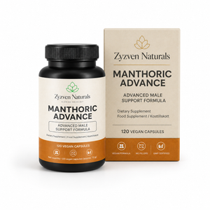 Kapslar för mäns vitalitet och prestationsförmåga (120-pack) | Manthoric Advance