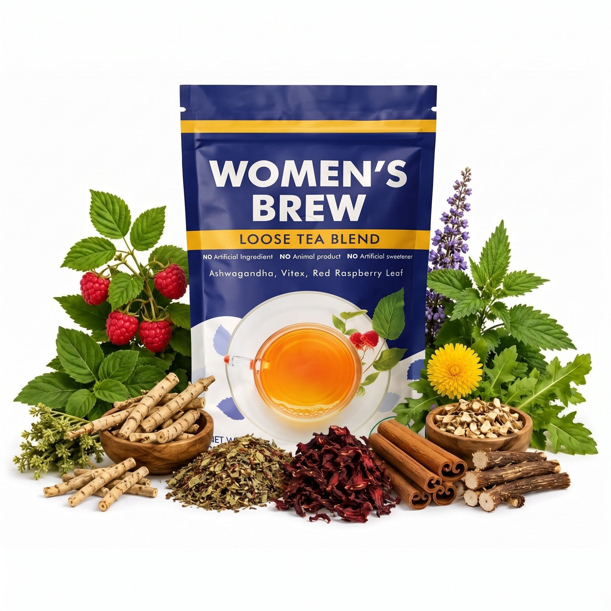 Hormone, Reproductive & Cycle Wellness Organic Herbal Tea | Women's Brew